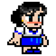 Cyndi's OG sprite in River City Ransom: Underground
