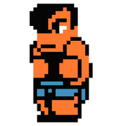 Saotome's sprite in Downtown Nekketsu March Super-Awesome Field Day!