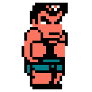 Washio's sprite in Downtown Nekketsu March Super-Awesome Field Day!