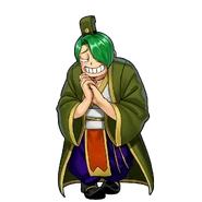 Takaoka's shy dialog portrait in River City Saga: Three Kingdoms