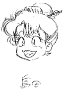 Official face art from Downtown Special Kunio-kun's Historical Period Drama!