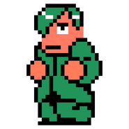 Takaoka's sprite in River City: Tokyo Rumble