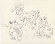 Official art from the cancelled Nekketsu Kart