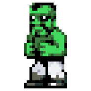 Mibobo's sprite in Double Dragon Dodgeball