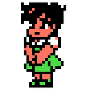 Kirishima's sprite in Surprise! Nekketsu New Records! The Distant Gold Medal