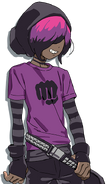 Saotome's dialog portrait in River City Girls 2