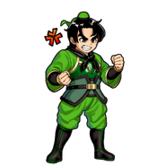 Gōda's angry dialog portrait in River City Saga: Three Kingdoms