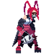 Kayo's sprite in River City Girls 2