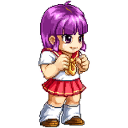 Hasebe's sprite in Nekketsu Kōkō Online: Yamada no Fukushū