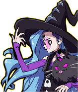 Blaire's boss battle graphic in River City Girls 2