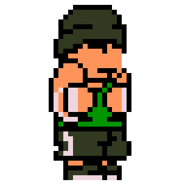 Knit's sprite in River City: Rival Showdown