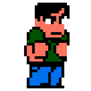 Ivan's sprite in River City Ransom