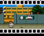 Quest Mode begins with Kunio being attacked by... aliens?!