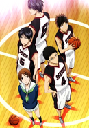 Seirin High's second years in the anime