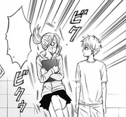 Kuroko appears beside Momoi