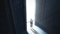 Aomine opens the gate