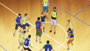 Koganei in the match against the freshmen