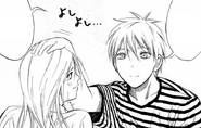 Kuroko cheers up Momoi