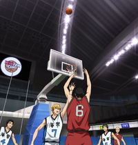 Kaijo is being stopped by Fukuda Sogo 😬 #anime #kurokonobasket #fyp