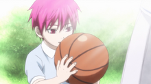 Akashi con su madre