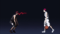 Kagami's distance marking Akashi