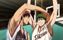 Kagami overpower Midirima