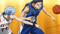 Kuroko steals the ball back from Kasamatsu