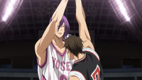 Murasakibara helps Kiyoshi