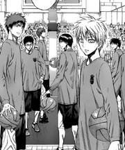 Seirin during warm-up