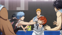 Kuroko disappears anime