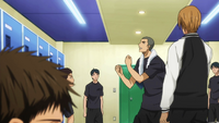 Tsugawa before the match