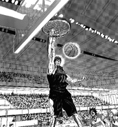 Kagami dunks