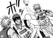 Kuroko saves the ball