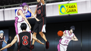 Murasakibara's and Himuro's team play