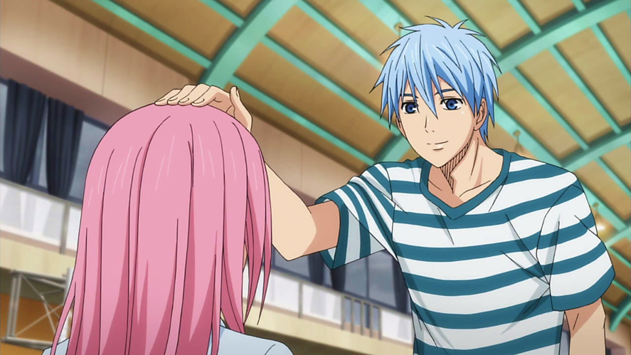 Kuroko and Momoi say their goodbyes 😁 #anime #kurokonobasket #fyp