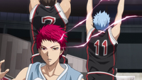 Akashi overwhelms Seirin anime