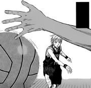 Kuroko's pass stopped