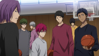 Kuroko enters the first string