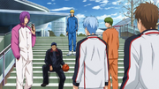 Kuroko reunites with his former teammates