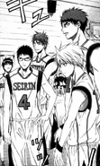 Hyūga with Seirin's regulars