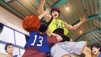 Kagami at the first match