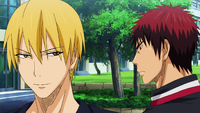 Kise with Kuroko and Kagami anime