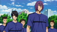 Himuro's team during the streetball tournament