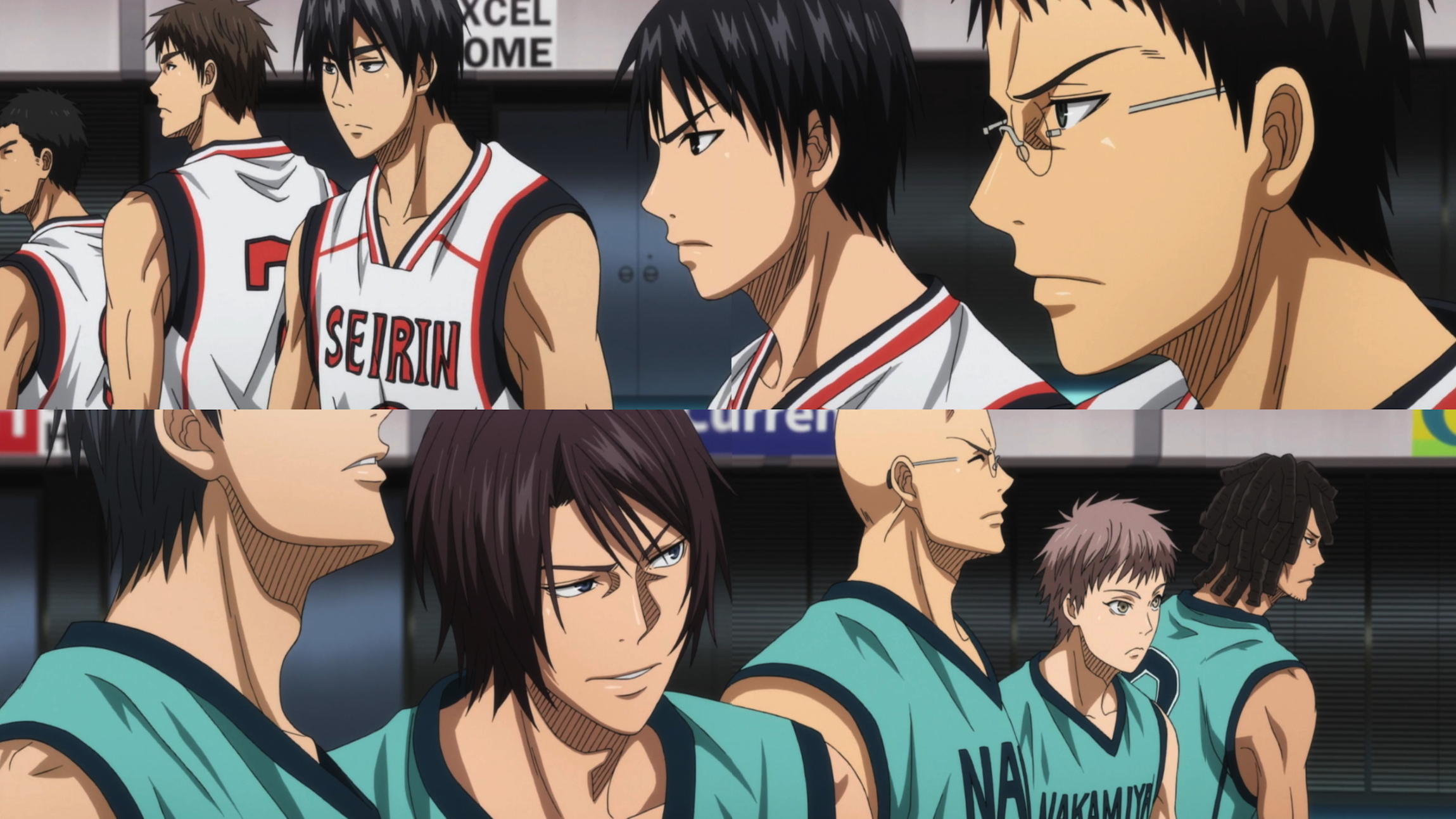 KUROKO vs KAZUNARI, KAGAMI vs MIDORIMA,SEIRIN vs SHUTOKU, #React:Kuroko No  Basket