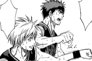 Kuroko and Kagami's resolve to win