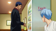 Kuroko and Aomine meet in the hot springs