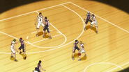 Miyaji and the whole court is seen with the Hawk's Eye