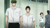 Midorima and Takao after watching Kaijo vs Too