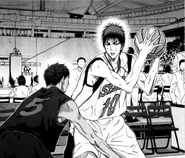 Kagami and Aomine in a tactical battle