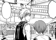 Kuroko enters the game again